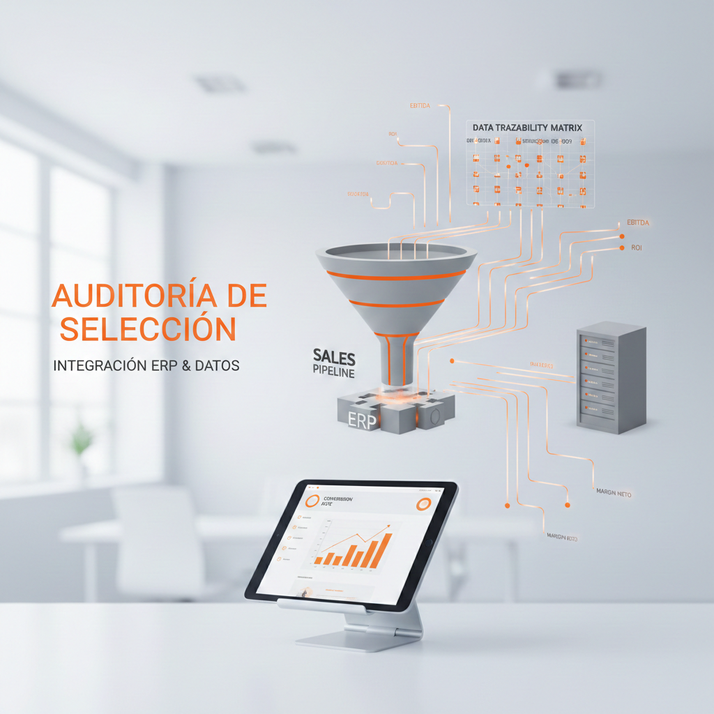 Auditoría de selección de agencia basada en integración de datos y conexión con el ERP corporativo.